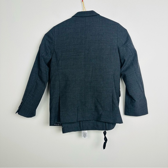 Nordstrom Charcoal Kids Suit Set Blazer Vest and Pants Size 7 - Picture 4 of 14